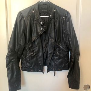 Blu Pepper faux leather jacket